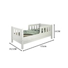 Cama Juvenil Encanto Branco - Vitamov