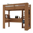 Cama Juvenil Montreal Com Escrivaninha Multifuncional Yescasa