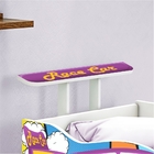 Cama Juvenil Piloto Carro Lilás Com Colchão