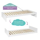 Cama Juvenil Reversível Galante Casatema Madeiraoriginals Bra