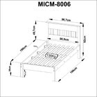 Cama Juvenil Solteiro 196x96,7x92cm Alaska Espresso Móveis Am