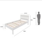 Cama Juvenil Solteiro 196x96,7x92cm Alaska Espresso Móveis Br