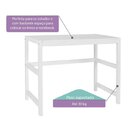 Cama Juvenil Solteiro Alta Prime Iii Com Escrivaninha Casatem