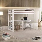 Cama Juvenil Solteiro Alta Prime Iii Com Escrivaninha Casatem