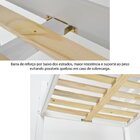 Cama Juvenil Solteiro Alta Prime Iii Com Escrivaninha Casatem