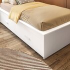 Cama Juvenil Solteiro Com 2 Gavetas Deva Yescasa Branco