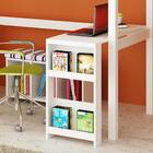 Cama Juvenil Solteiro Mezanino Laca Kit Escritório Casatema