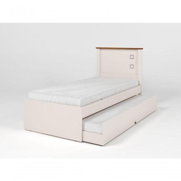 Cama Juvenil Valente Auxiliar Off White Madeira