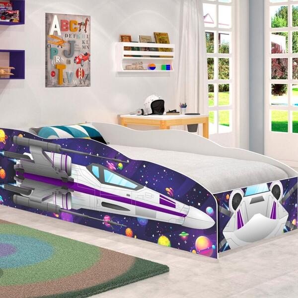 Cama Juvenil X Space Com Colchão