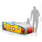 Cama Juvenil Yellow Submarine Com Colchão