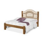 Cama Karina Casal 130/140 Cedro C/ Off White