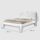 Cama Kely Solteiro Branco