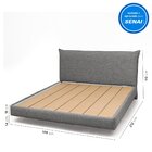 Cama King Boreal Flutuante Cabecasa Madeiraoriginals