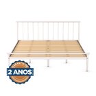 Cama King Em Aço Begônia Cabecasa Madeiraoriginals