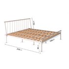 Cama King Em Aço Begônia Cabecasa Madeiraoriginals