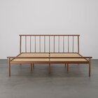 Cama King Em Aço Begônia Cabecasa Madeiraoriginals Cobre