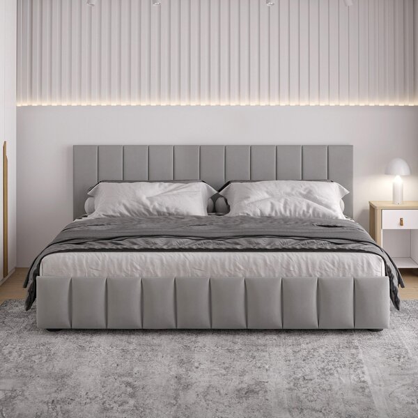 Cama King Estofada Sem Cabeceira Uvaia Cabecasa Madeiraorigin