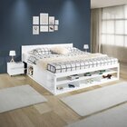 Cama King Multifuncional Madeira Maciça Irara Cabecasa Madeir