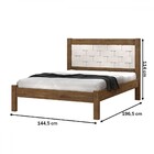 Cama Laila Casal Estrutura Em 100 Mdf J E A Moveis