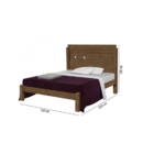 Cama Lívia Casal Mocaccino – Carmolar Móveis