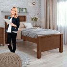 Cama Lopas Quarto Solteiro 90 Cm Athenas Com Cabeceira Sem Ca