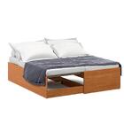 Cama Matrix Com 2 Colchões Solteiro D20 Cor Nature