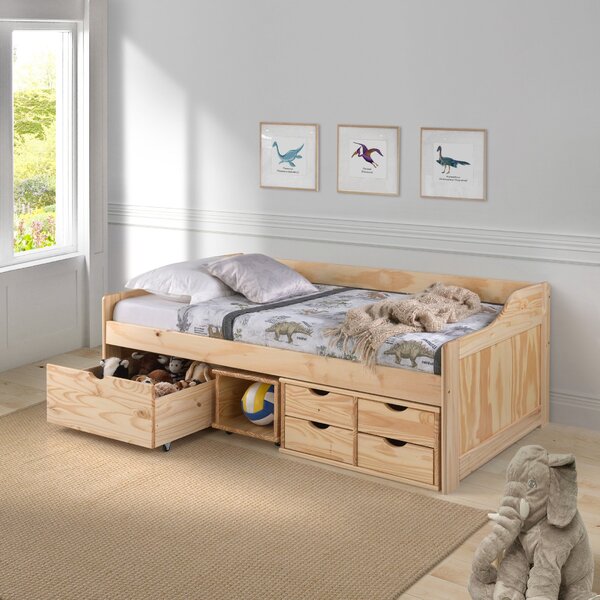 Cama Maxima 90x190cm Madeira Maciça Amarelo Madeira