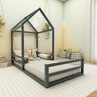 Cama Meia Casinha Infantil Ludika Mobília Escrita Antiga