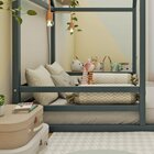 Cama Meia Casinha Infantil Ludika Mobília Escrita Antiga