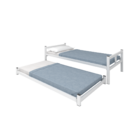 Cama Militar Stan Com Cama Auxiliar De Aço De Encaixe / Ferro