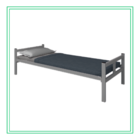Cama Militar Stan Com Cama Auxiliar De Aço De Encaixe / Ferro