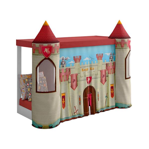 Cama Mini Forte Com Dossel Montessoriana