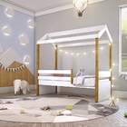 Cama Montessori Cabana Solteiro Com Cordão Led