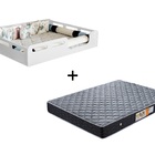 Cama Montessori Casal Branca Com Colchão D20