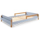 Cama Montessori Maui 45cm X 95cm X 205cm Azul Bb/amêndoa