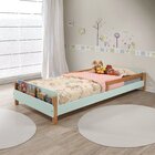 Cama Montessori Maui Verde/amêndoa