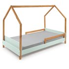Cama Montessori Moana Verde/amêndoa