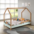 Cama Montessori Moana Verde/amêndoa