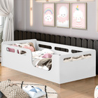 Cama Montessori Solteiro Branco + Colchão
