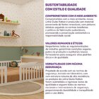 Cama Montessoriana Casal Com Led Giulia Rattan Casatema Madei