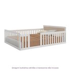 Cama Montessoriana Casal Com Led Giulia Rattan Casatema Madei