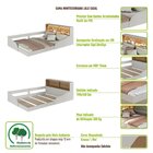 Cama Montessoriana Casal Infantil Com Protetor E Iluminação L