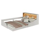 Cama Montessoriana Casal Infantil Com Protetor E Iluminação L