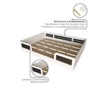 Cama Montessoriana Casal Infantil Lua Branco/preto