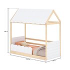 Cama Montessoriana Casinha Com Led E Grade New Garden Casatem