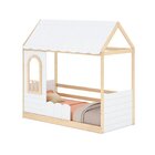 Cama Montessoriana Casinha Com Led E Janela New Garden Casate