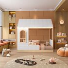 Cama Montessoriana Casinha Com Led E Janela New Garden Casate