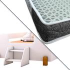 Cama Montessoriana Casinha Solteiro Com Escadinha Branco Rosa