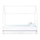Cama Montessoriana Com Auxiliar Tivoli Accesso Móbile Branco