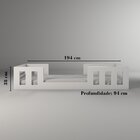 Cama Montessoriana Com Estrado Fixo Play Branco